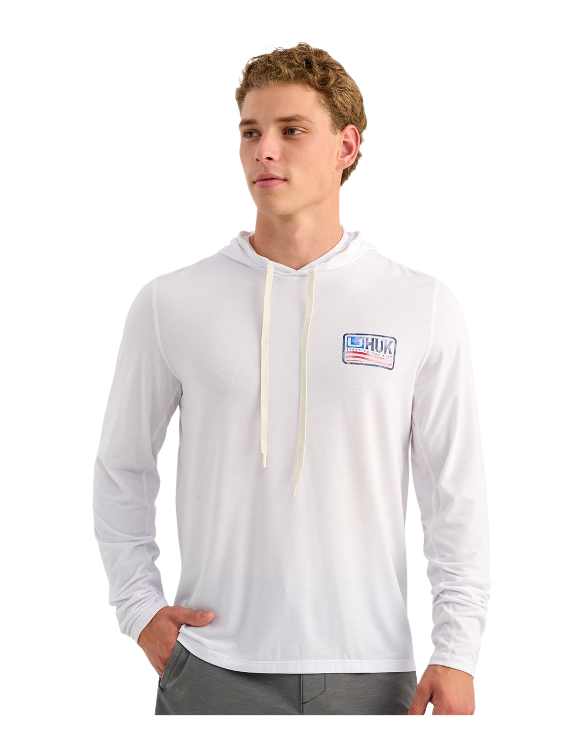 Huk Drift Hoodie - White