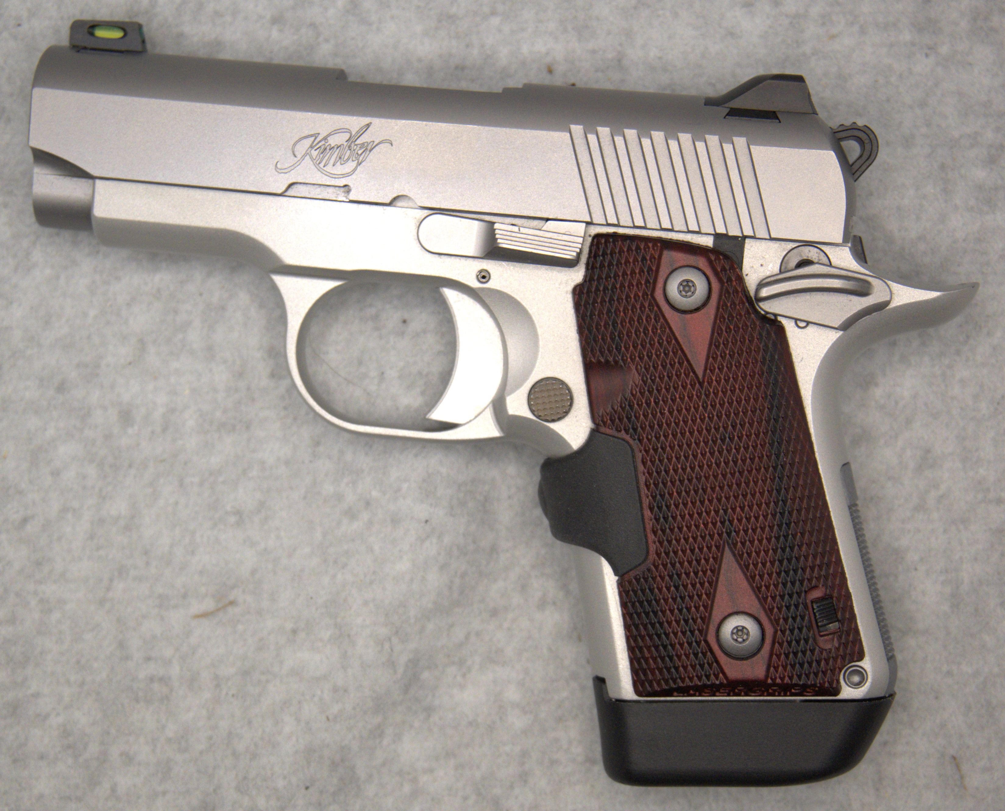 Kimber Kimber ~ Micro 9 Stainless ~ 9MM Luger with Crimson Trace Lasergrips - $749.99 at Bass Pro Shops