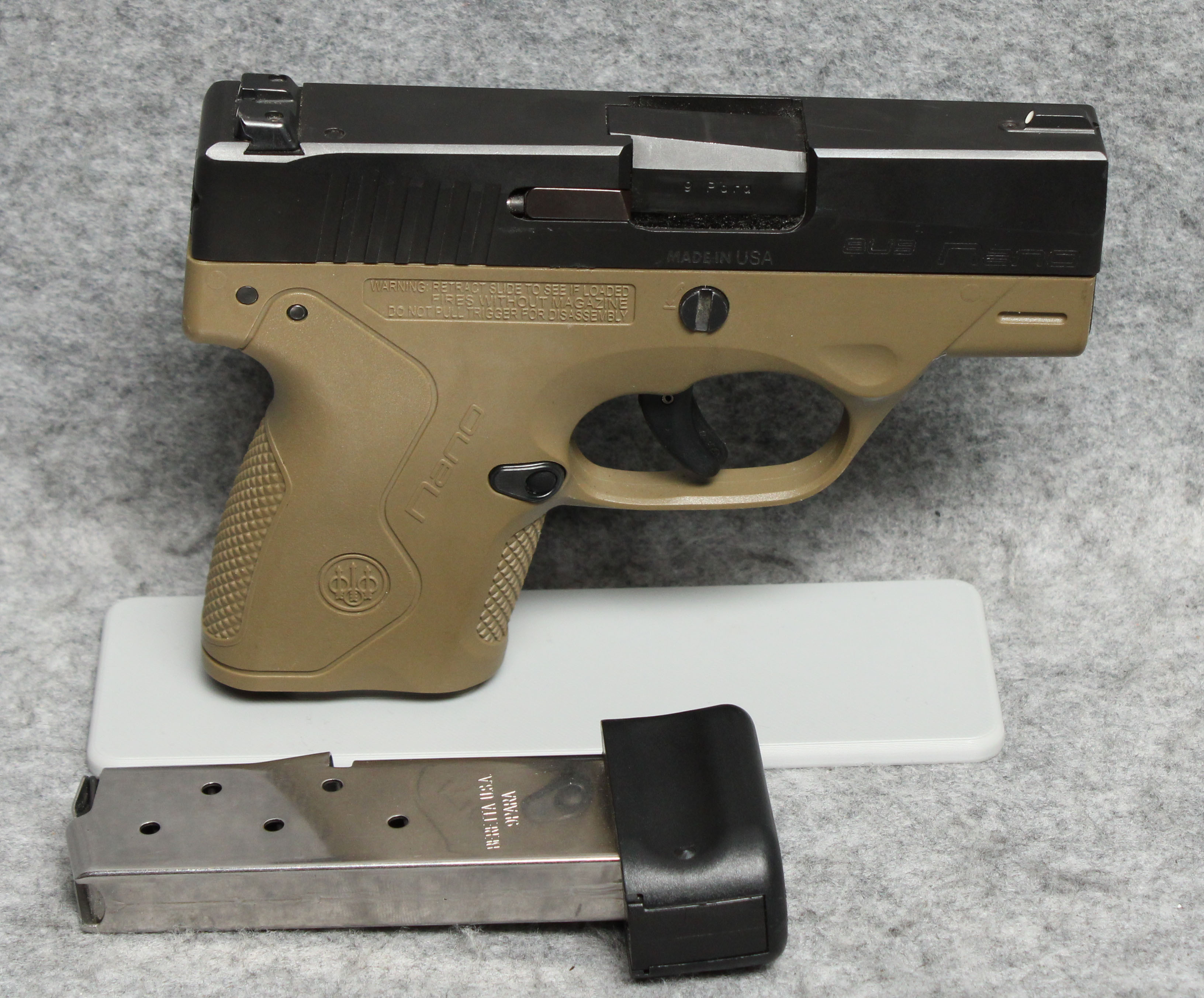 Beretta ~ BU9 Nano ~ 9MM Luger - Beretta