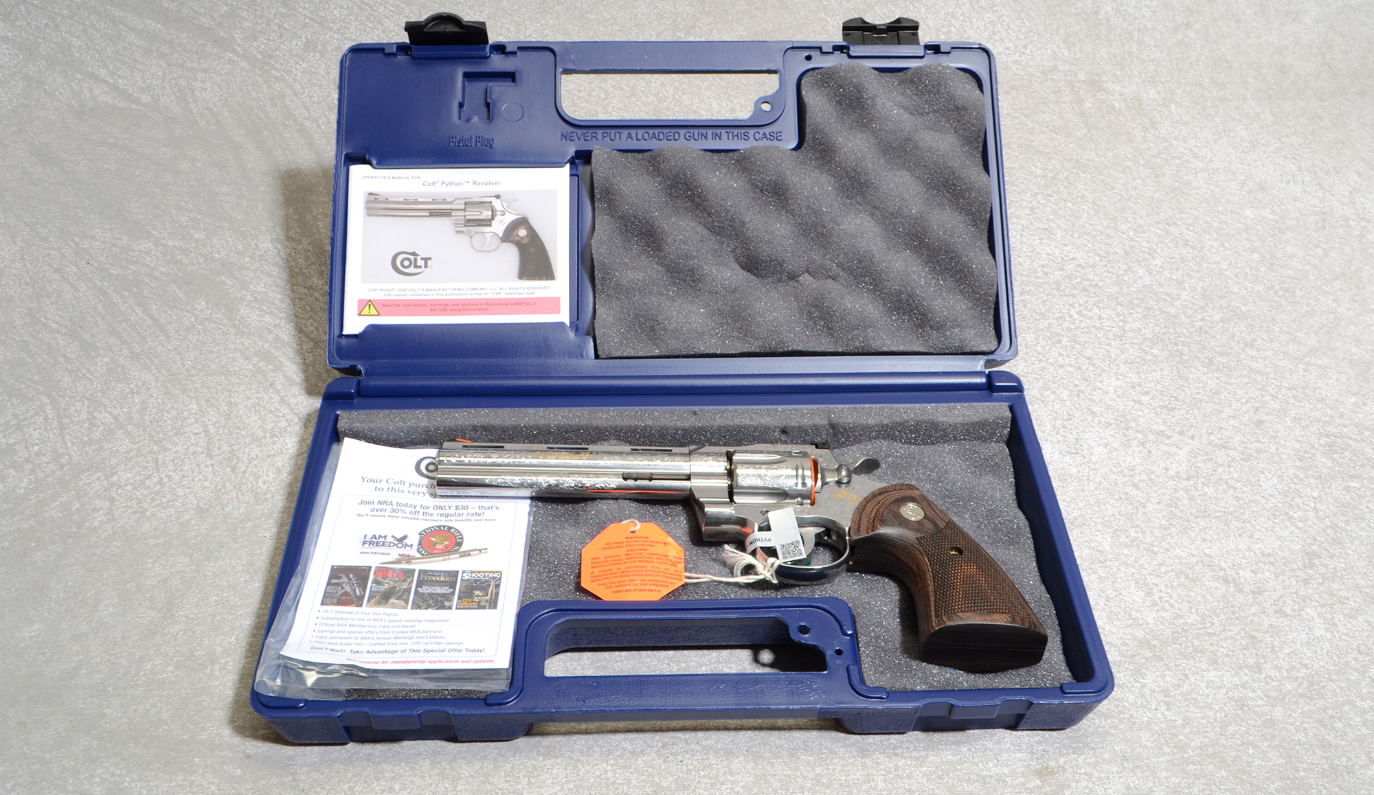 Colt Colt Python 357 Limited Edition Revolver, .357 Magnum, 6" Barrel - $1999.99 at Bass Pro Shops