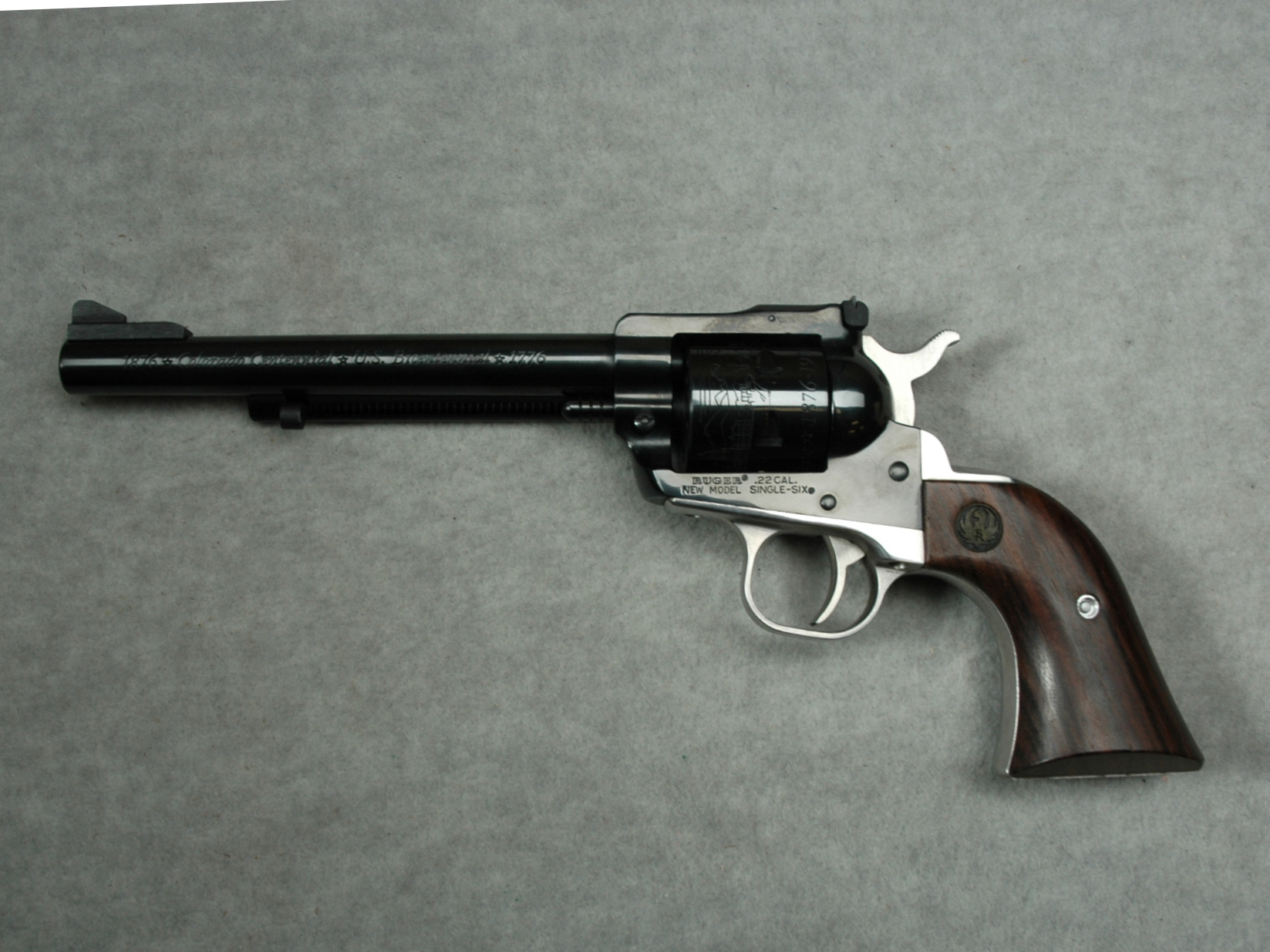 RUGER ~ New Model Single-Six Colorado Centennial ~ .22 Long Rifle/.22 Mag