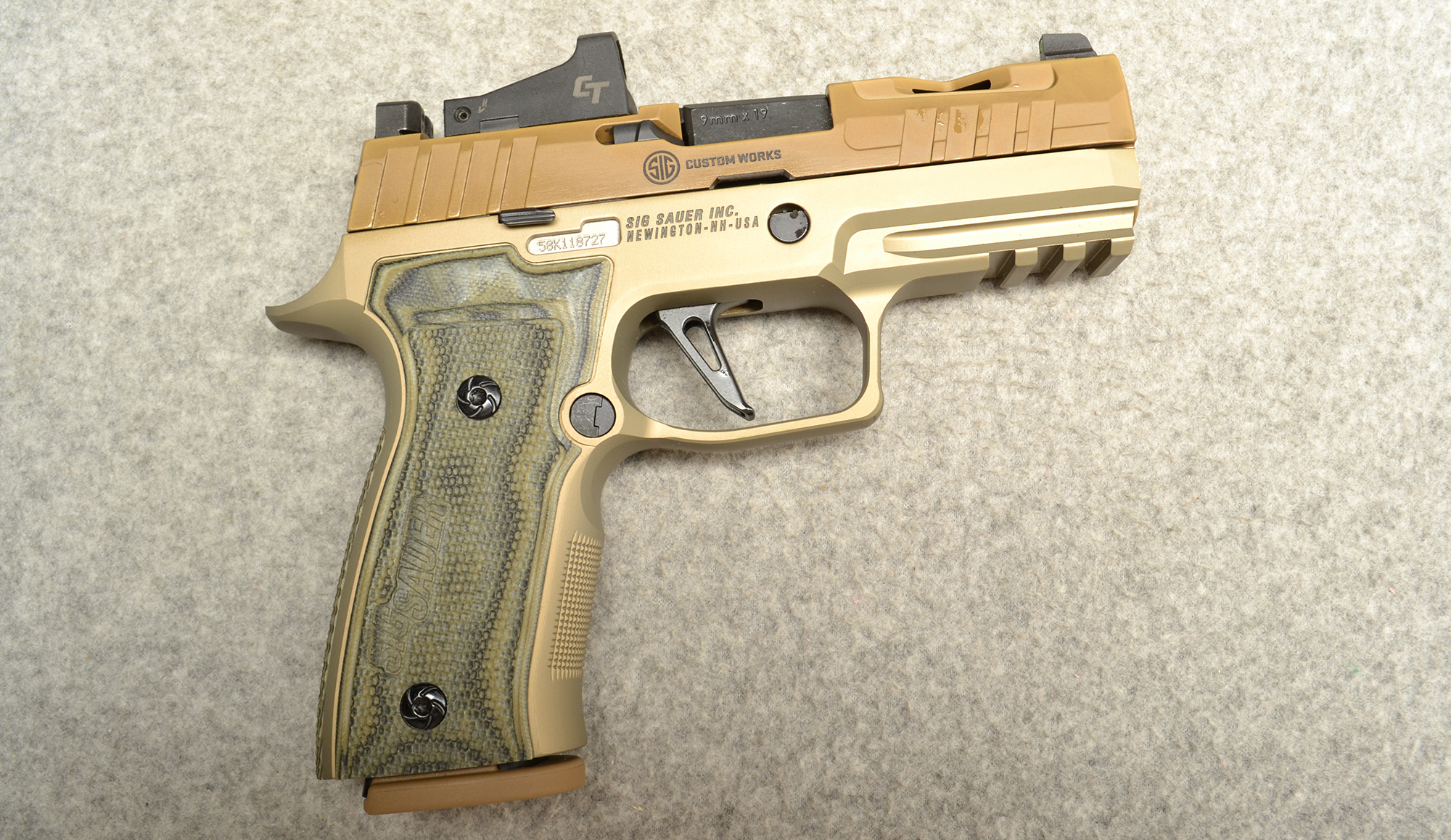 SIG Sauer ~ Custom Works P320 AXG Scorpion ~ 9mm Luger - Sig Sauer