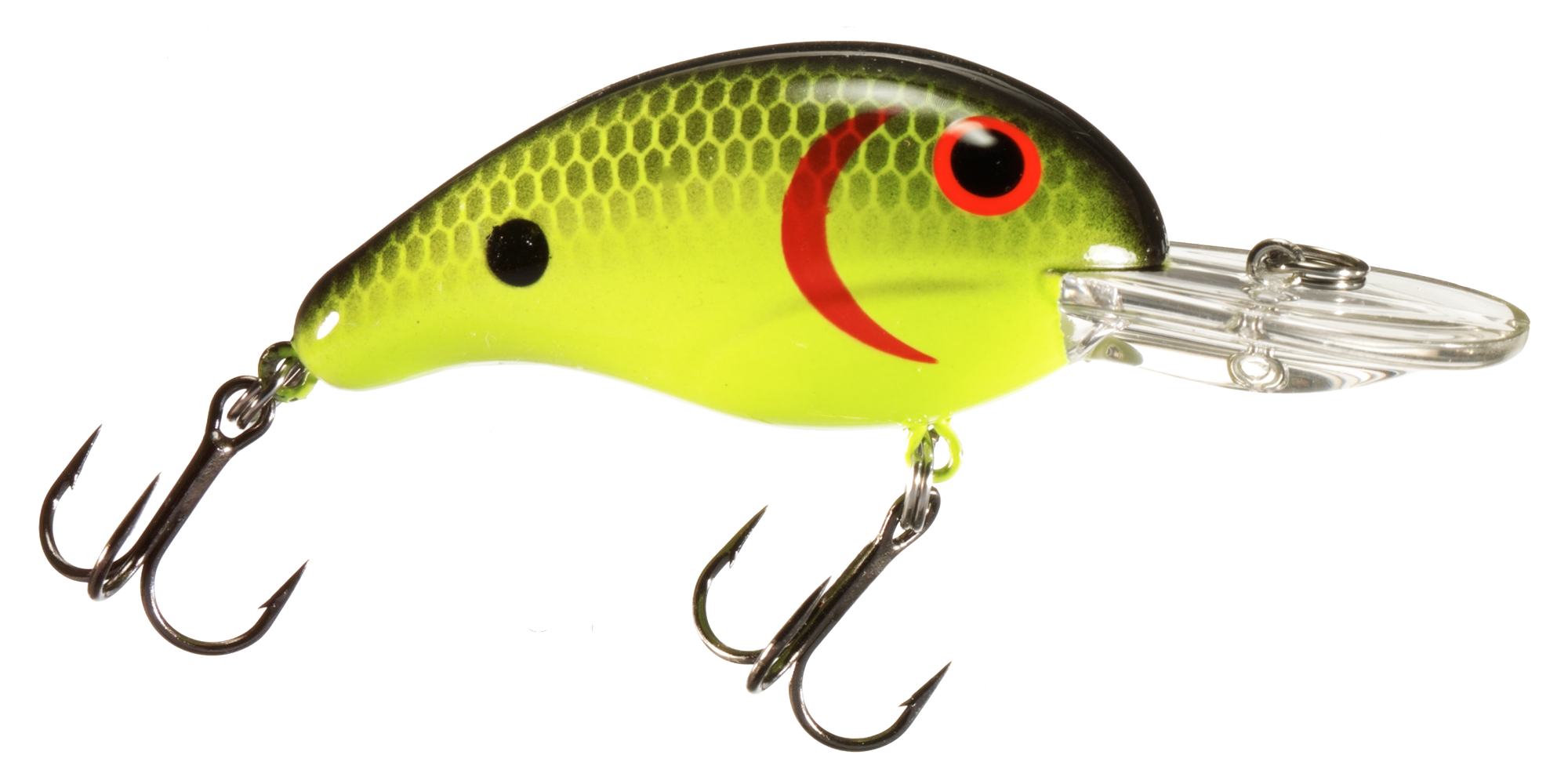 Image of Bandit 200 Series Crankbaits - Chartreuse/Black Back