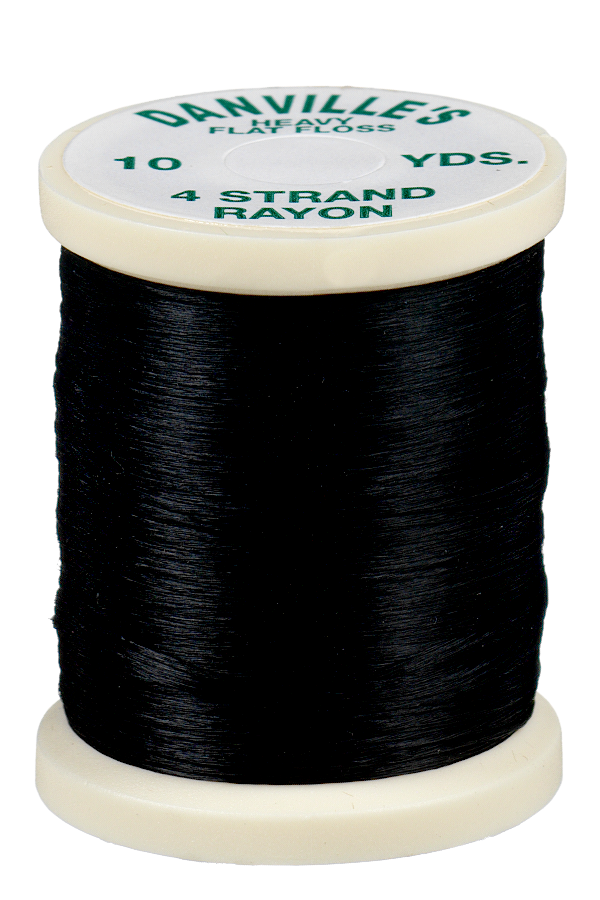 Image of Danville Four Strand Nylon Floss - Black