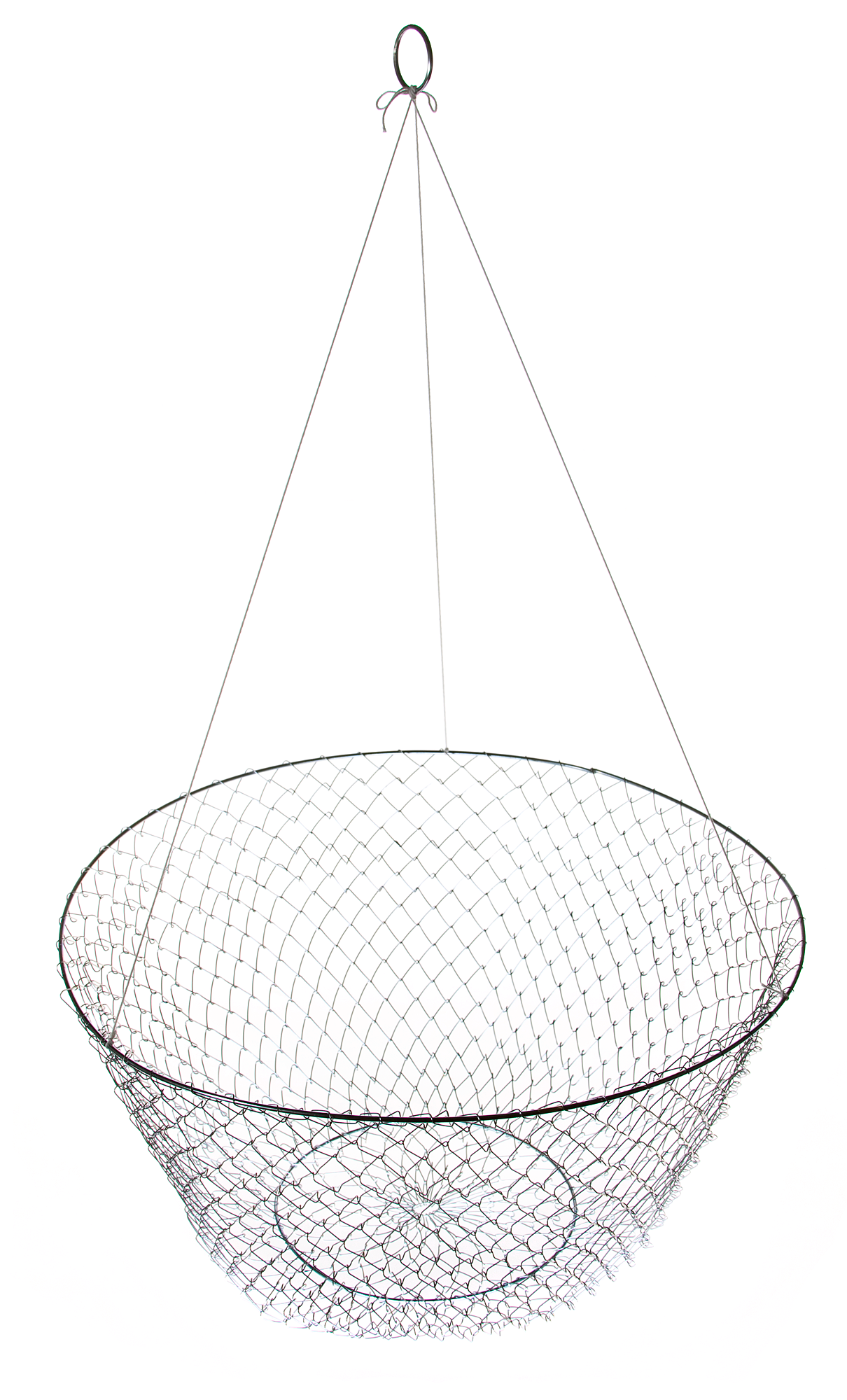 A1FISHER Double Ring Crab Trap Steel Ring Crab Net 24 Top Ring