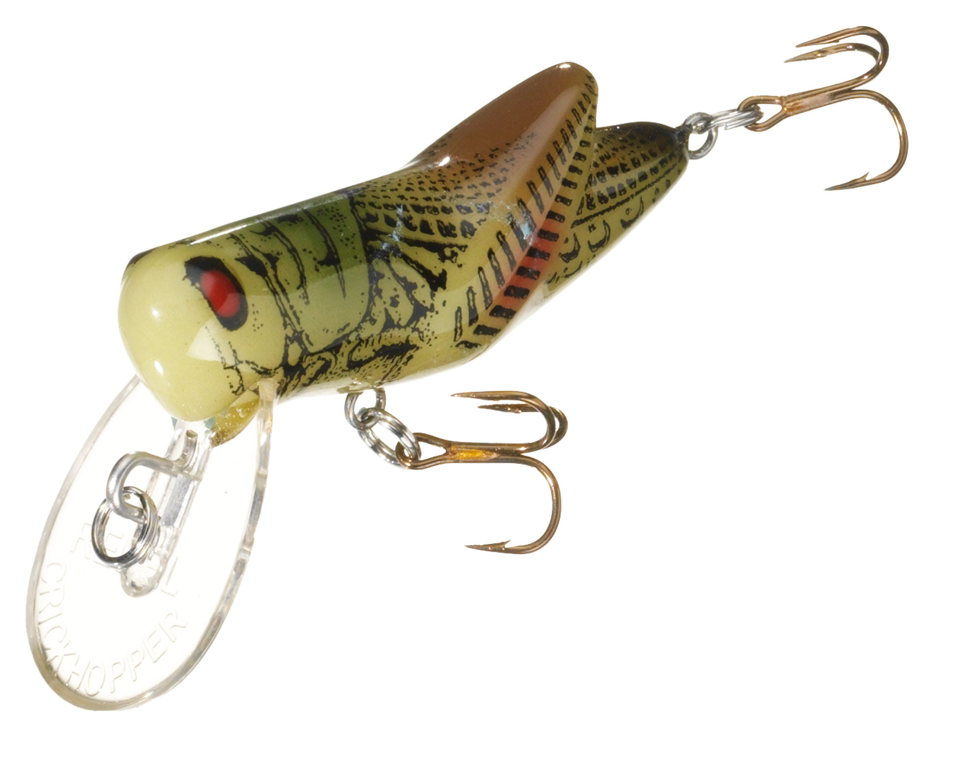 REBEL Crickhopper Series F73553 Fishing Lure, Crankbait, Bass, Gamefish,  Trout, Sunburst Lure D&B Supply