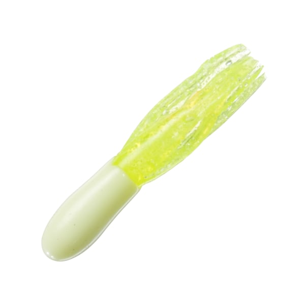 Bass Pro Shops Crappie Maxx Squirmin' Squirts - White Chartreuse