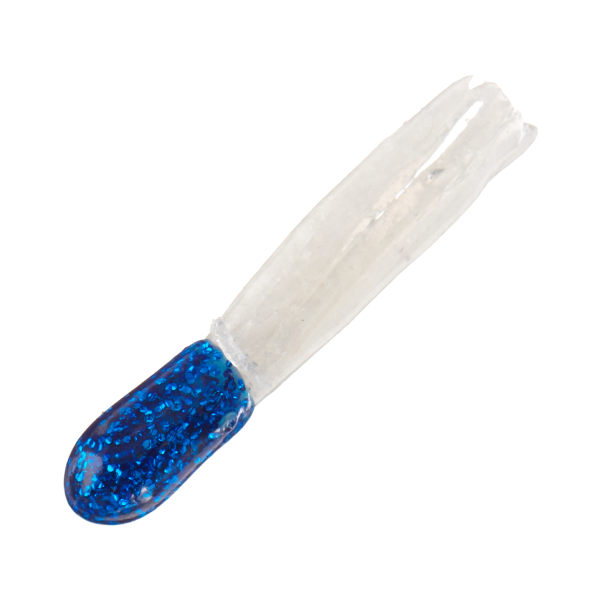 Bass Pro Shops Sparkle Squirts - 1-1/2″ - 15 pack - Electric Blue/White
