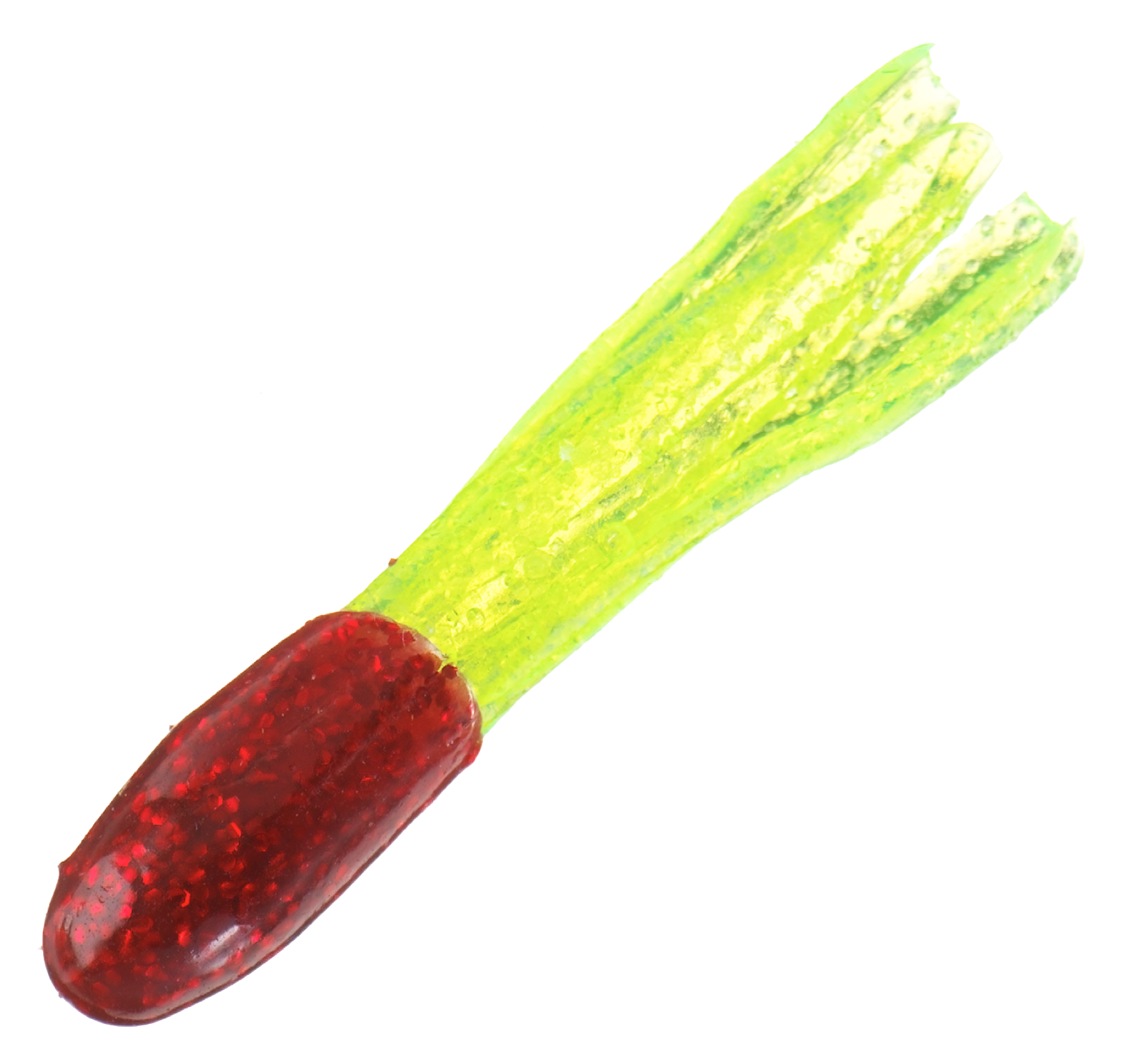 Bass Pro Shops Sparkle Squirts - 1-1/2"" - 15 pack - Electric Red/Chartreuse