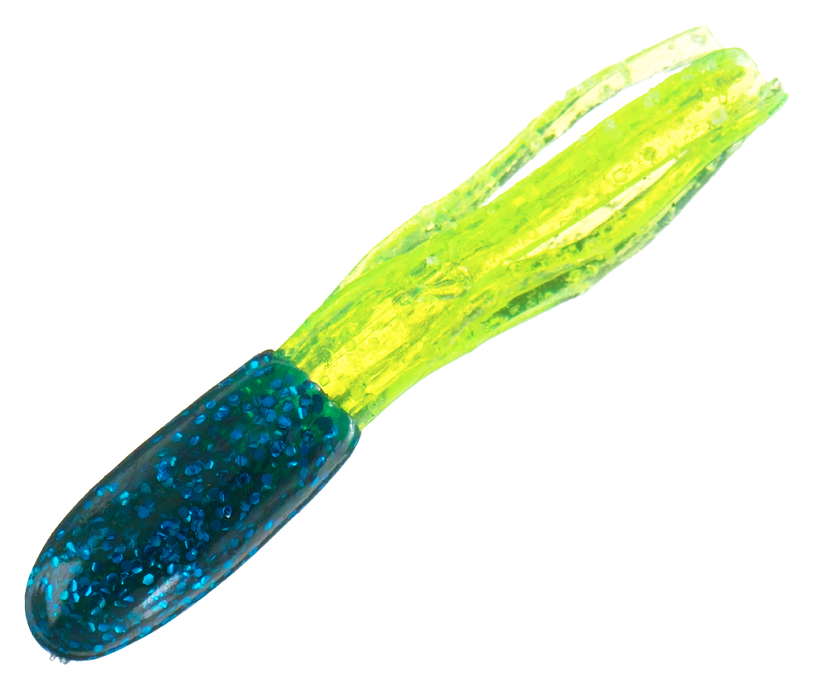 Bass Pro Shops Sparkle Squirts - 1-1/2"" - 15 pack - Electric Blue/Chartreuse