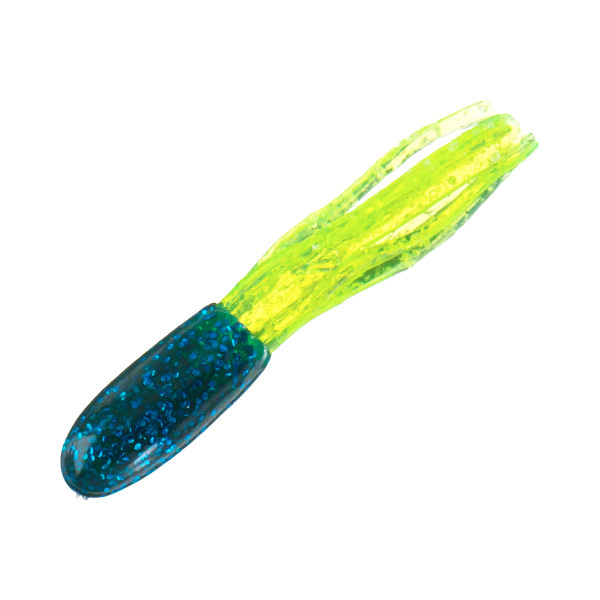 Bass Pro Shops Sparkle Squirts - 1-1/2″ - 15 pack - Electric Blue/Chartreuse