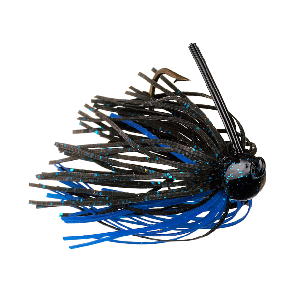 Strike King Bitsy Bug Mini Jig  - 3/16 oz. - Black/Blue