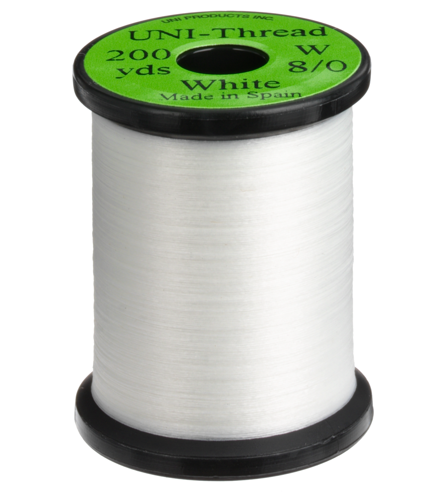 Uni-Thread by Uni 8/0 Fly Tying Material - White - 200 yards