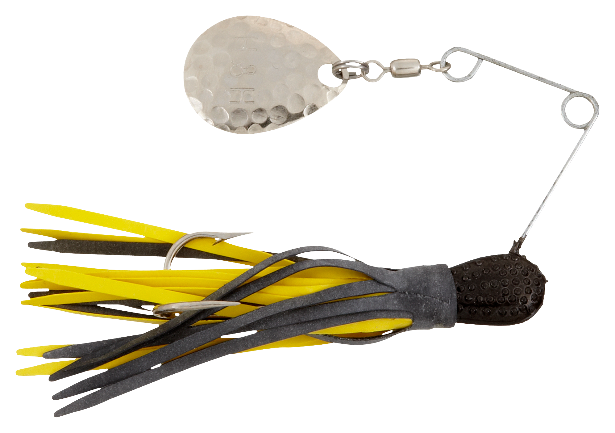 H&H Lure Company Yellow/Black Double Spinner Lure - Shop Patio