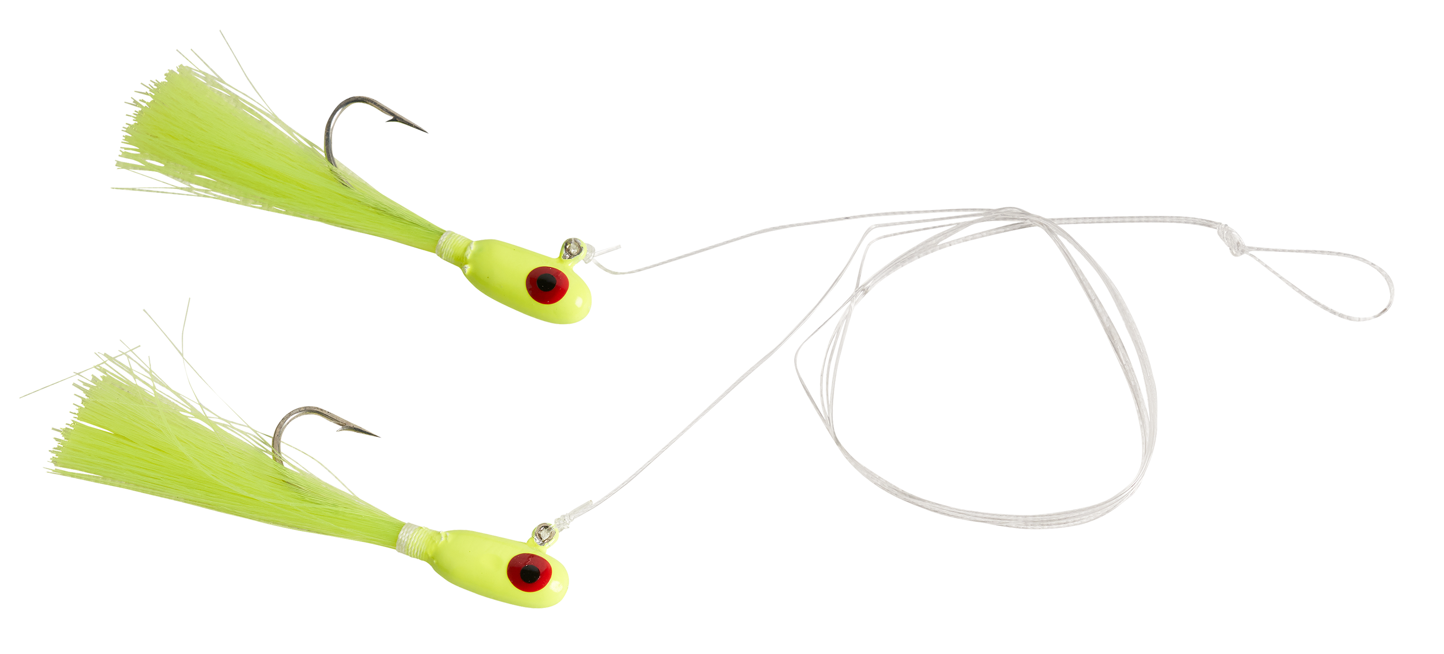 H&H Lure Magnum Speck Tail Rig - Chartreuse/Chartreuse