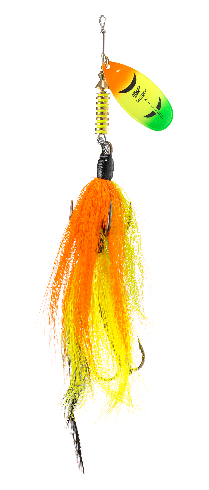 Giant Killer Mino 1-1/2 oz Rainbow Musky Bucktail by Mepps at Fleet Farm