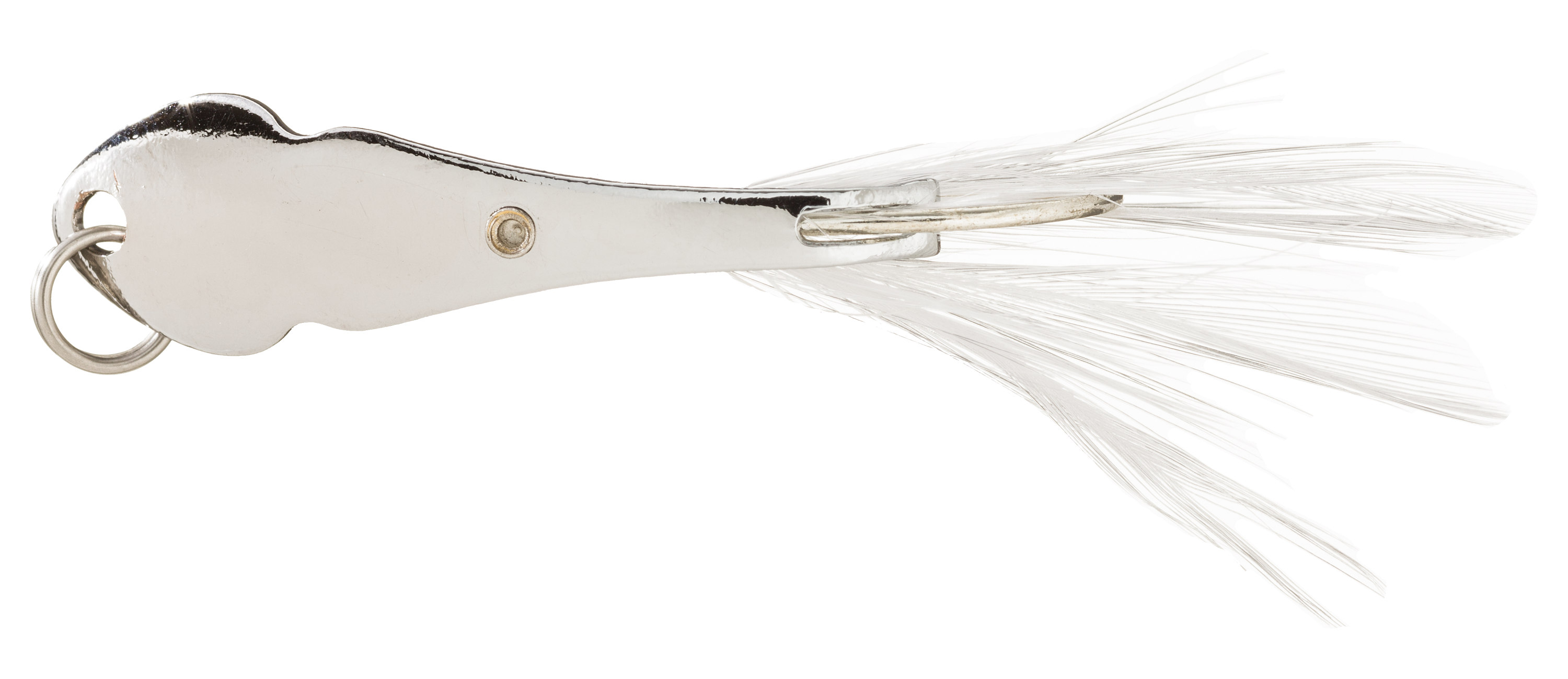 Luhr-Jensen Pet Spoon - 1/24 oz. - Chrome/White Feather - 12082905321611-821171 - Fishing Everyone needs a pet, and the Luhr Jensen Pet Spoo sku 12082905321611-821171