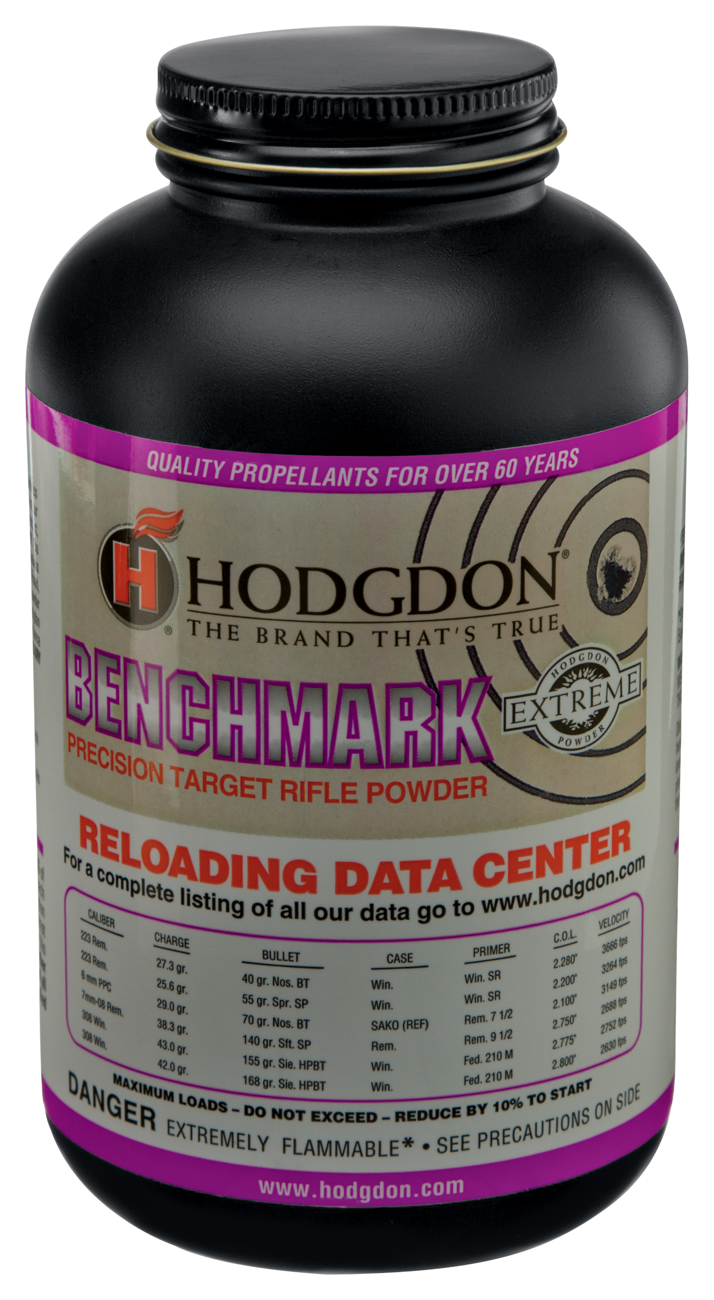Hodgdon Benchmark Rifle Powder - 1 lb.