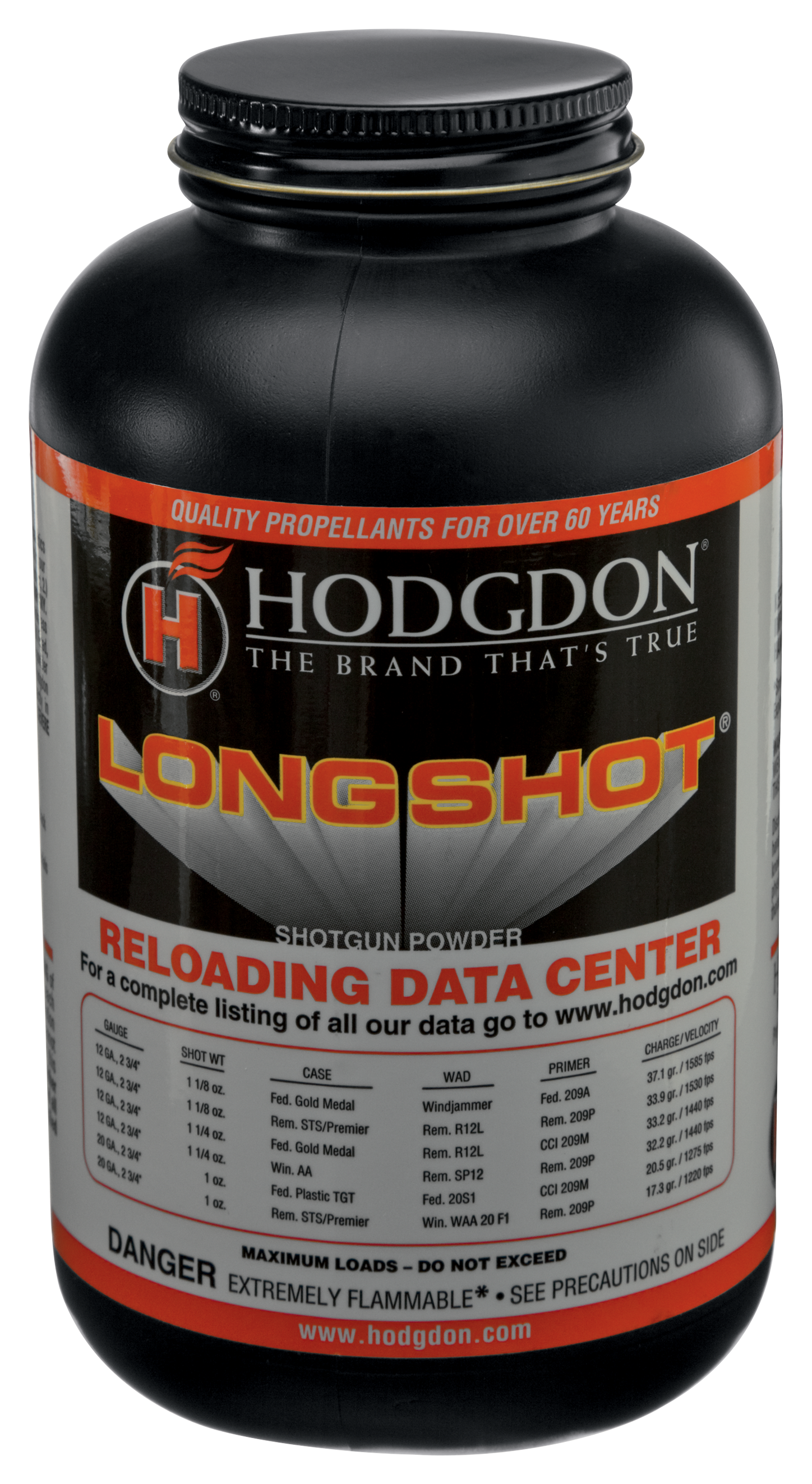 Hodgdon Longshot Smokeless Pistol/Shotgun Powder - 1 lb.