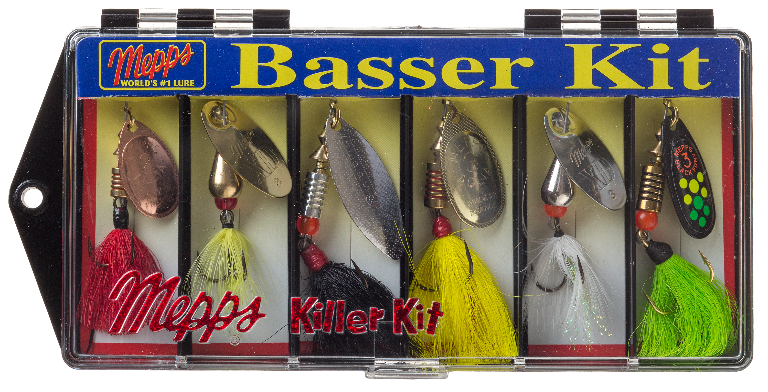  Mepps, Vintage Basser Killer Kit, Versatile Fishing Lure Set,  Multicolor, Standard Size : Sports & Outdoors