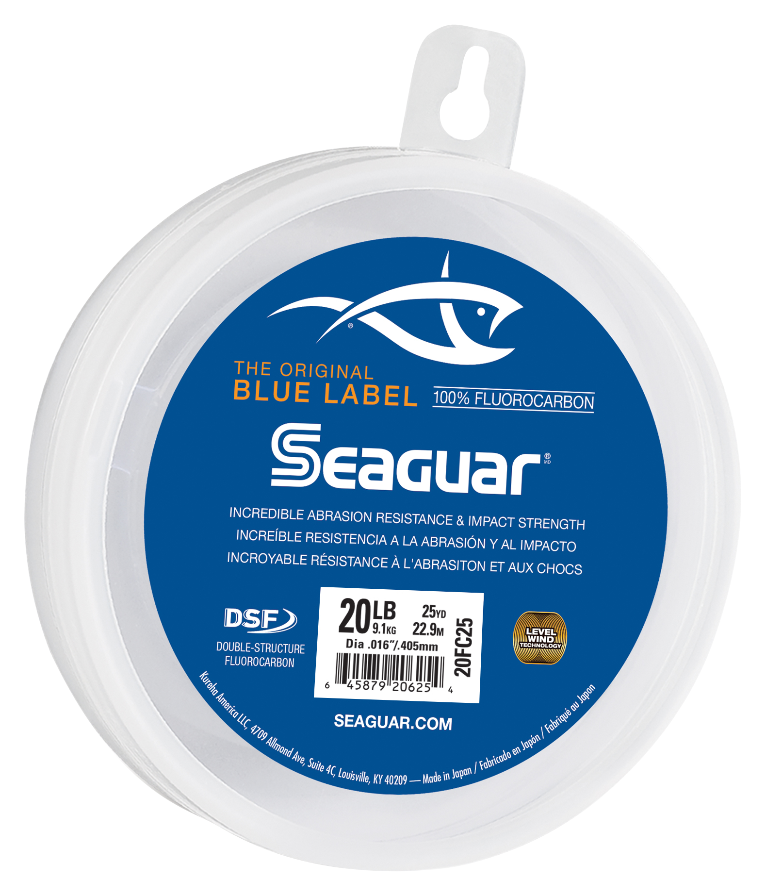 Seaguar Blue Label Fluorocarbon Leader 20 lb