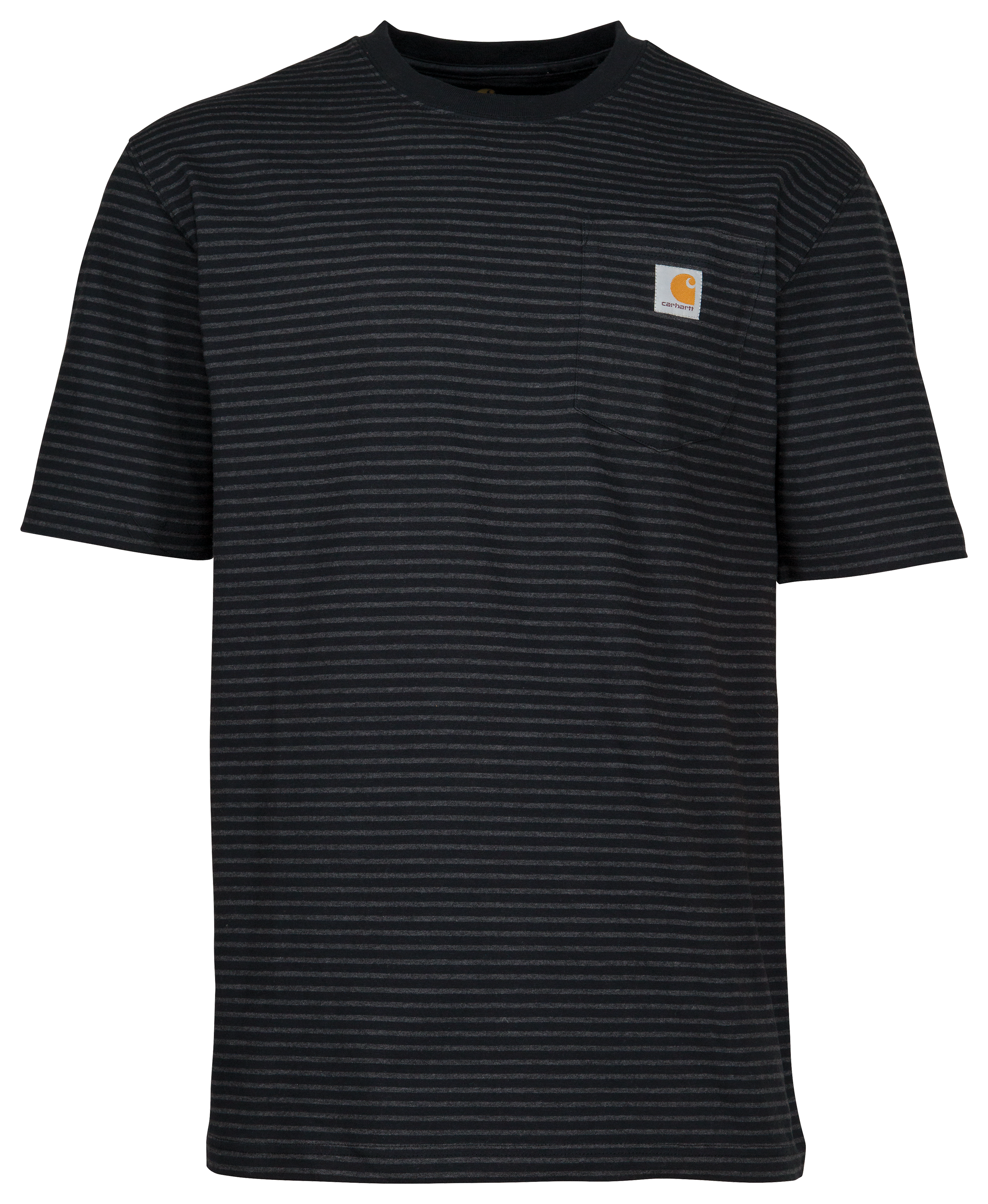 Image of Carhartt Workwear Pocket Short-Sleeve T-Shirt - Black Stripe - S