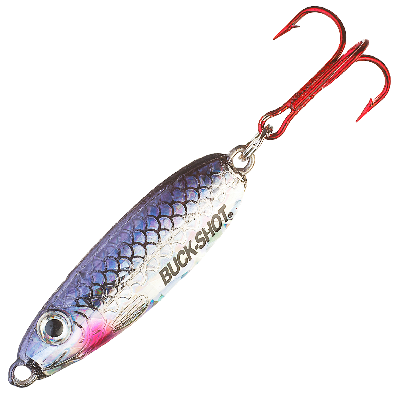 Northland Tackle Buck Shot Rattle Spoon, Freshwater, Super-Glo