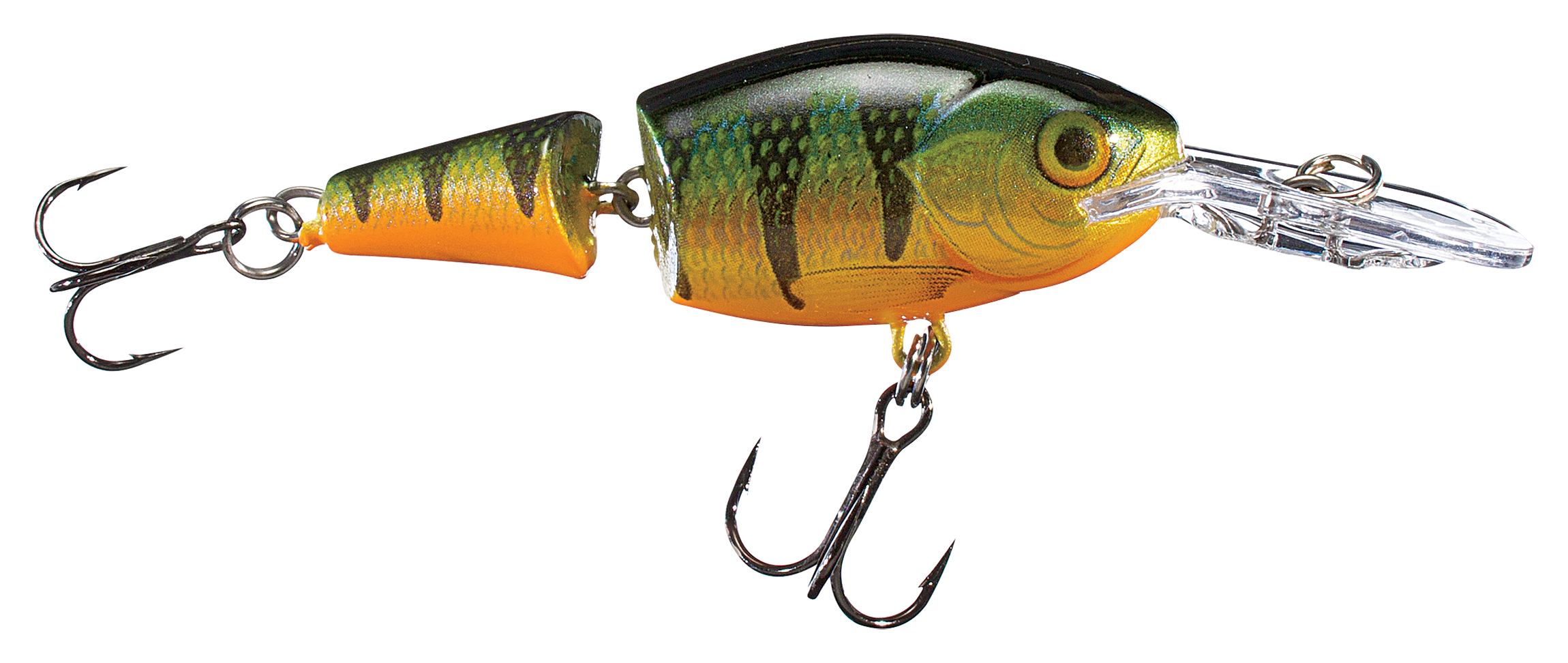 RAPALA J-5, J05 G in GOLD JOINTED MINNOW, 2, 1/8oz - Crappie/Perch/Trout/Bass