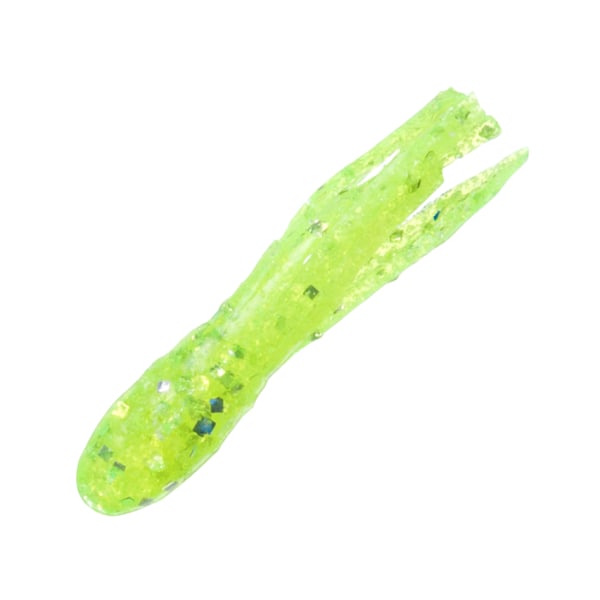 Bass Pro Shops Crappie Maxx Squirmin' Squirts - Chartreuse Sparkle
