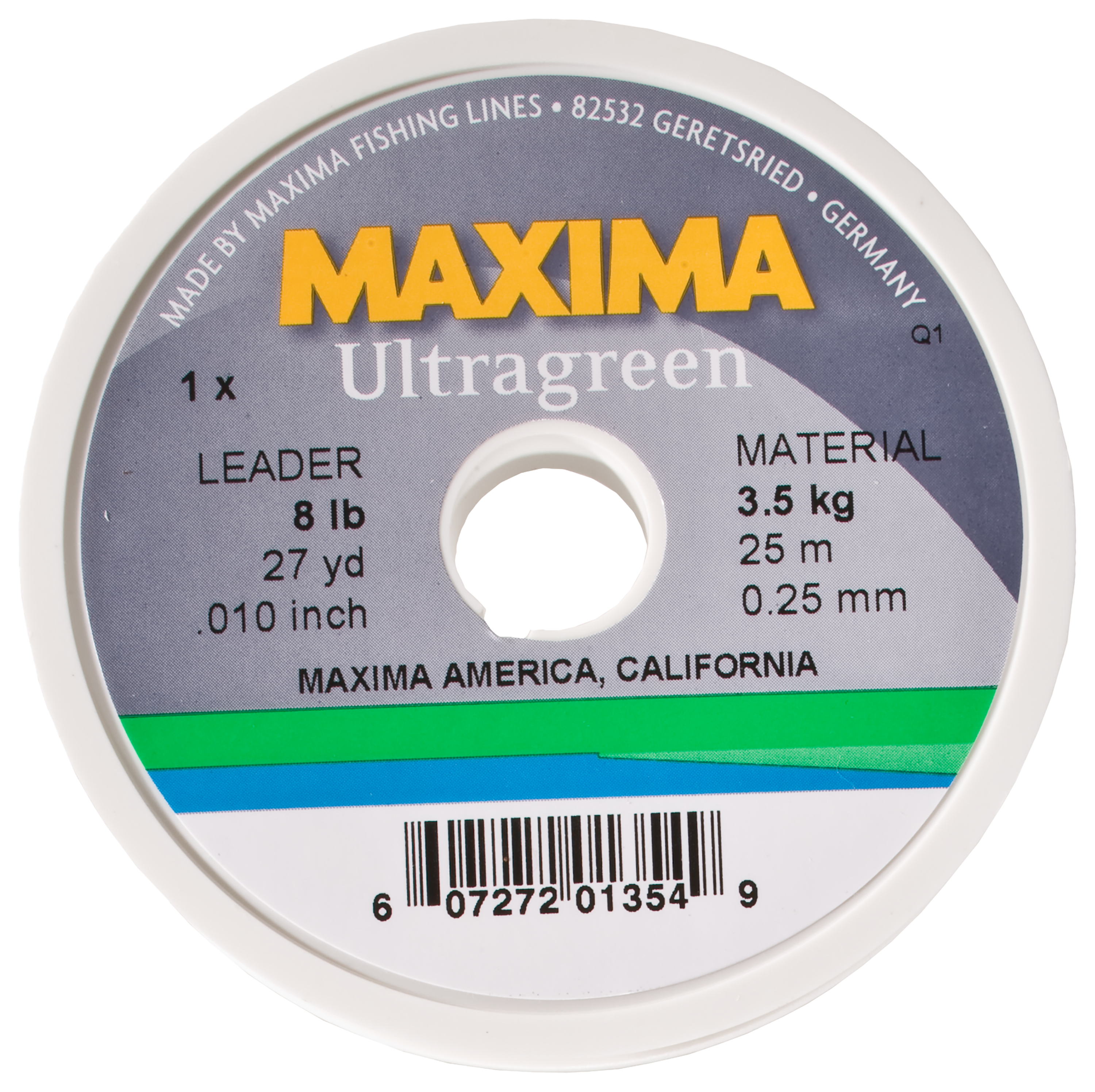 Maxima Fishing Line Leader Wheel, Fluorocarbon, 30-Pound, 17-Yard