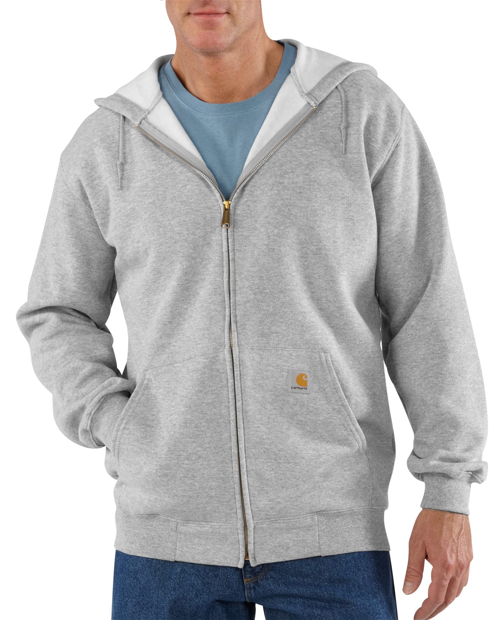 Carhartt Midweight Full-Zip Long-Sleeve Hooded Sweatshirt for Men