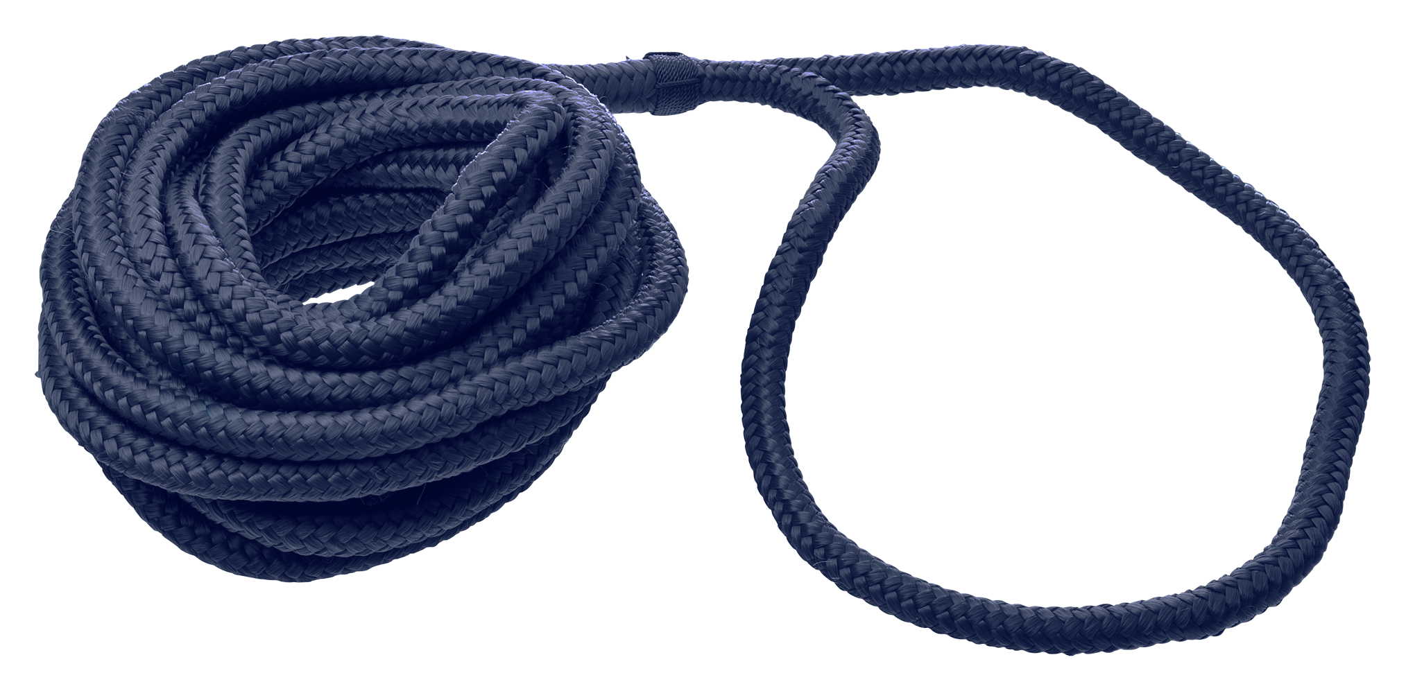 Image of Bass Pro Shops Double Braid Dock Line - 4000 Tensile - 25' x 3/8'' - Blue