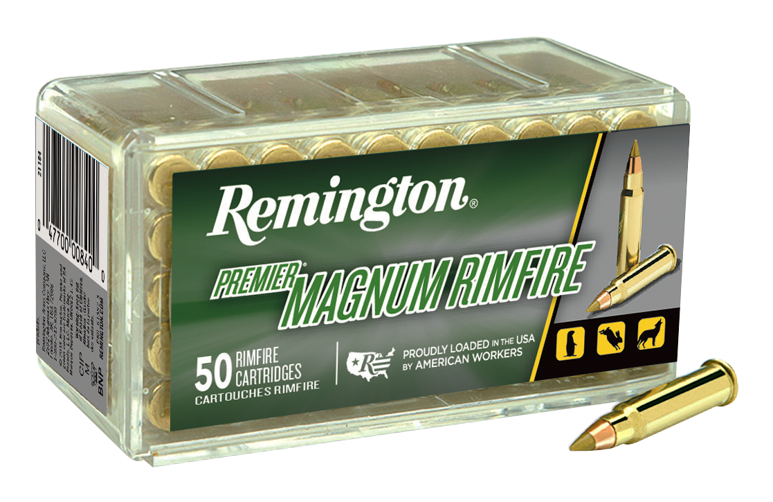 Remington Premier Magnum .17 HMR 17 Grain Rimfire Ammo