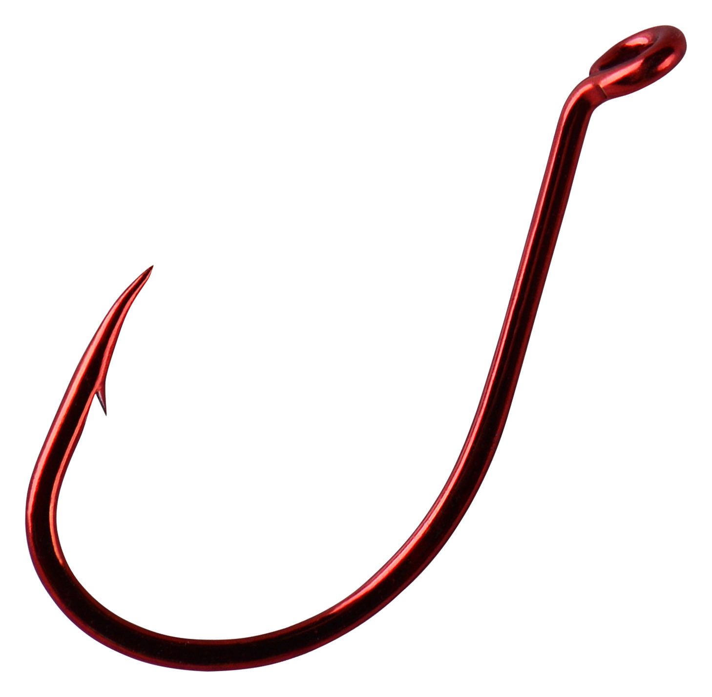 Mustad UltraPoint 1X Octopus Hook - 4 - Red- 10 Pack