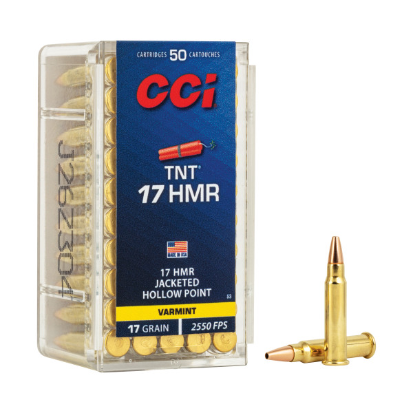 CCI TNT .17 HMR 17 Grain Rimfire Ammo