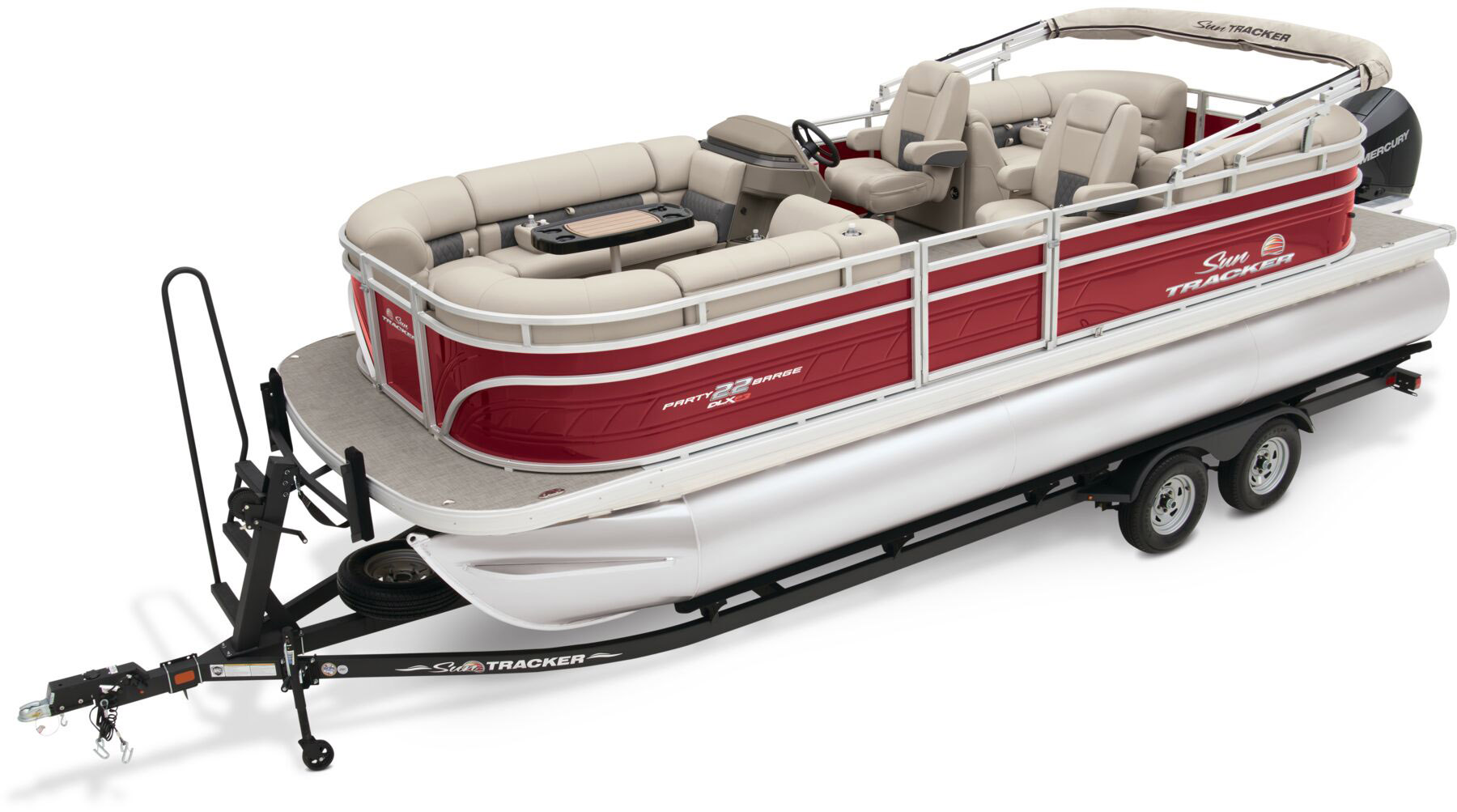 2024 SUN TRACKER PARTY BARGE 22 XP3 w/ 150 L FourStroke Mercury FourStroke