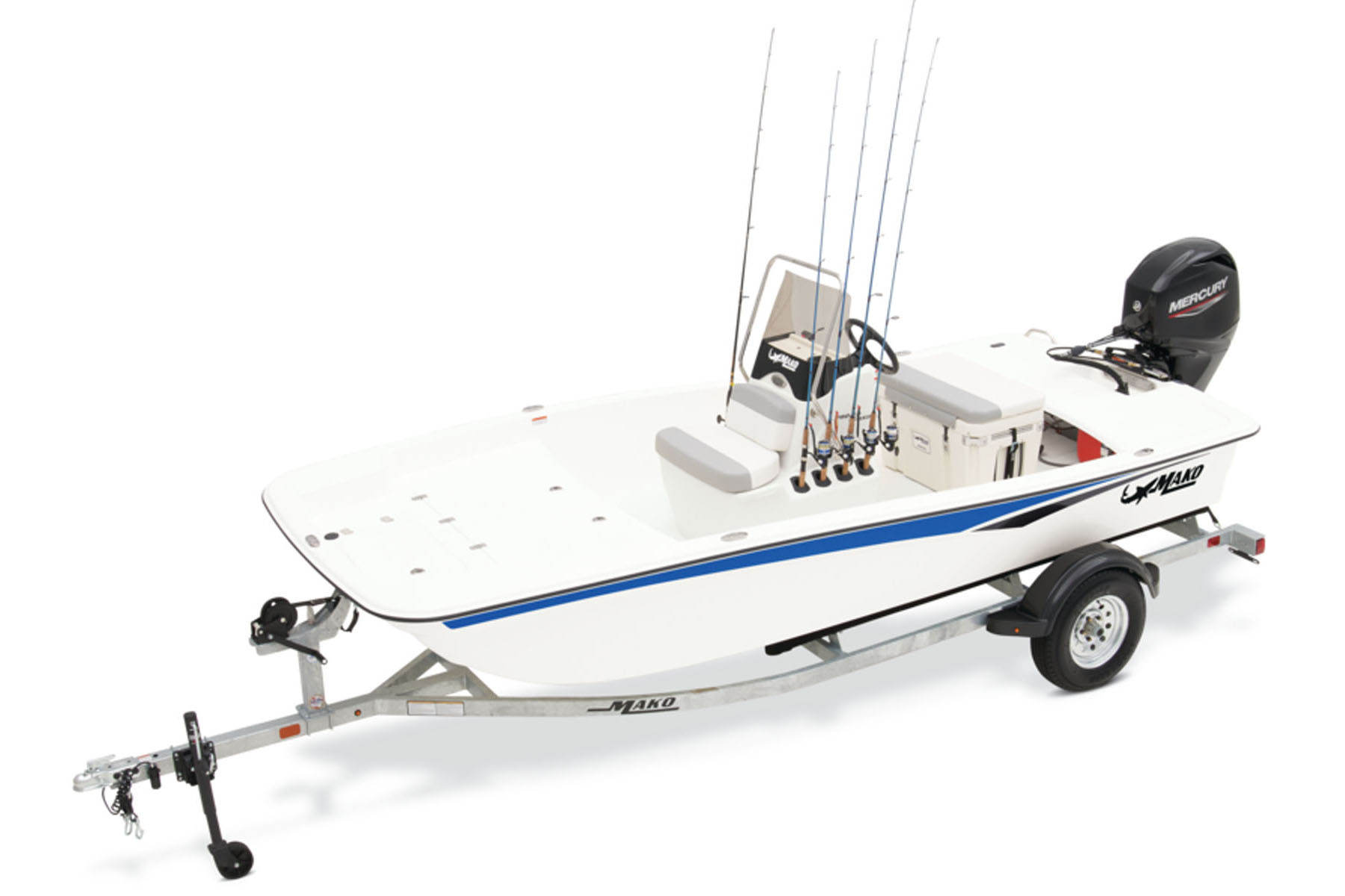 2025 MAKO PRO SKIFF 15 CC w/ 40 ELPT FourStroke Mercury FourStroke