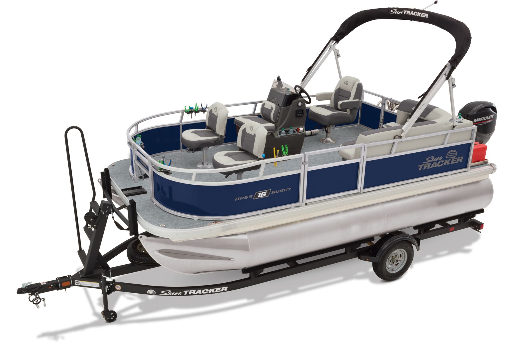 2026 SUN TRACKER BASS BUGGY 16 XL SELECT w/ 20 ELPT FourStroke Mercury FourStroke Image