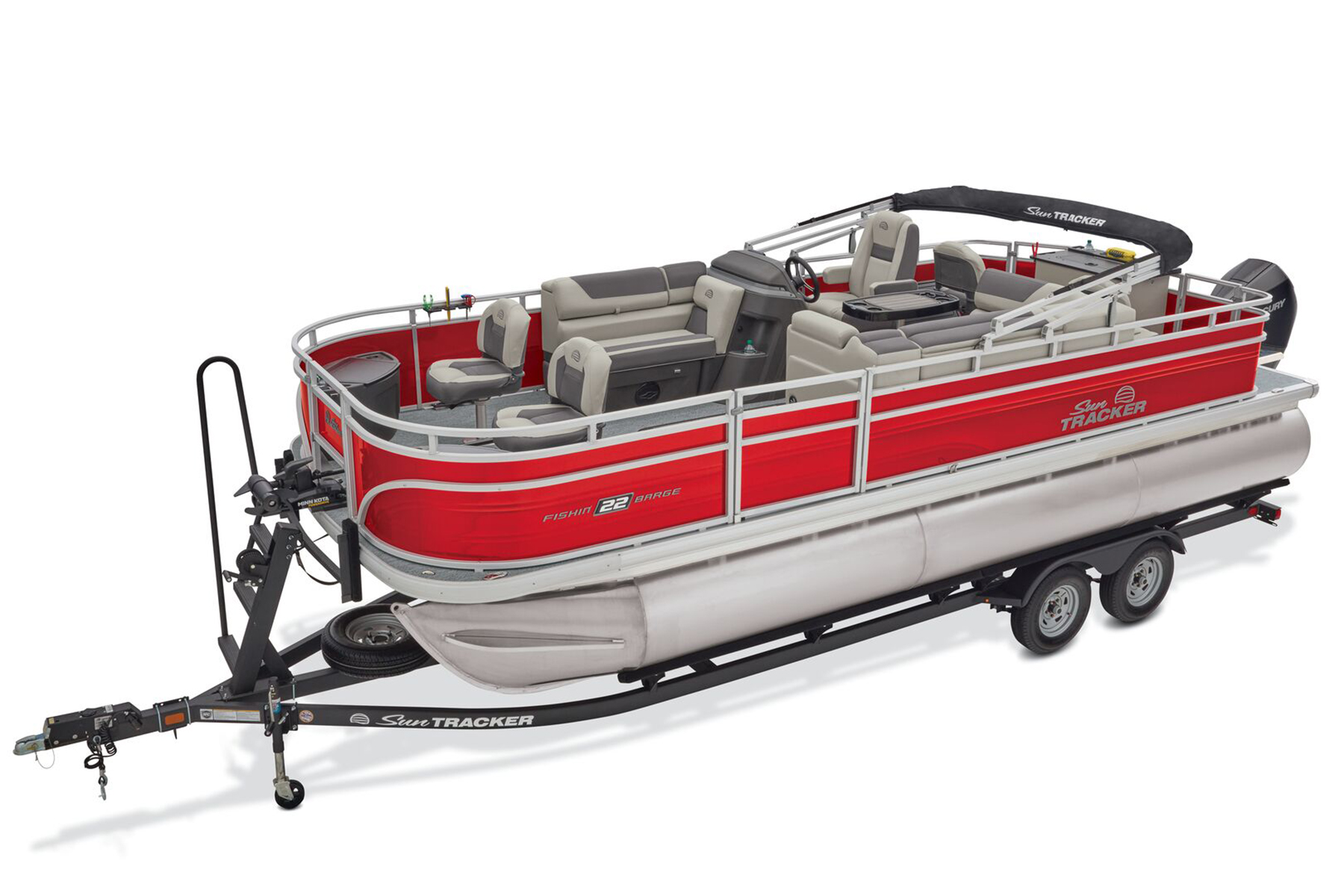 2026 SUN TRACKER FISHIN BARGE 22 XP3 w/ 150 L FourStroke Mercury FourStroke Image