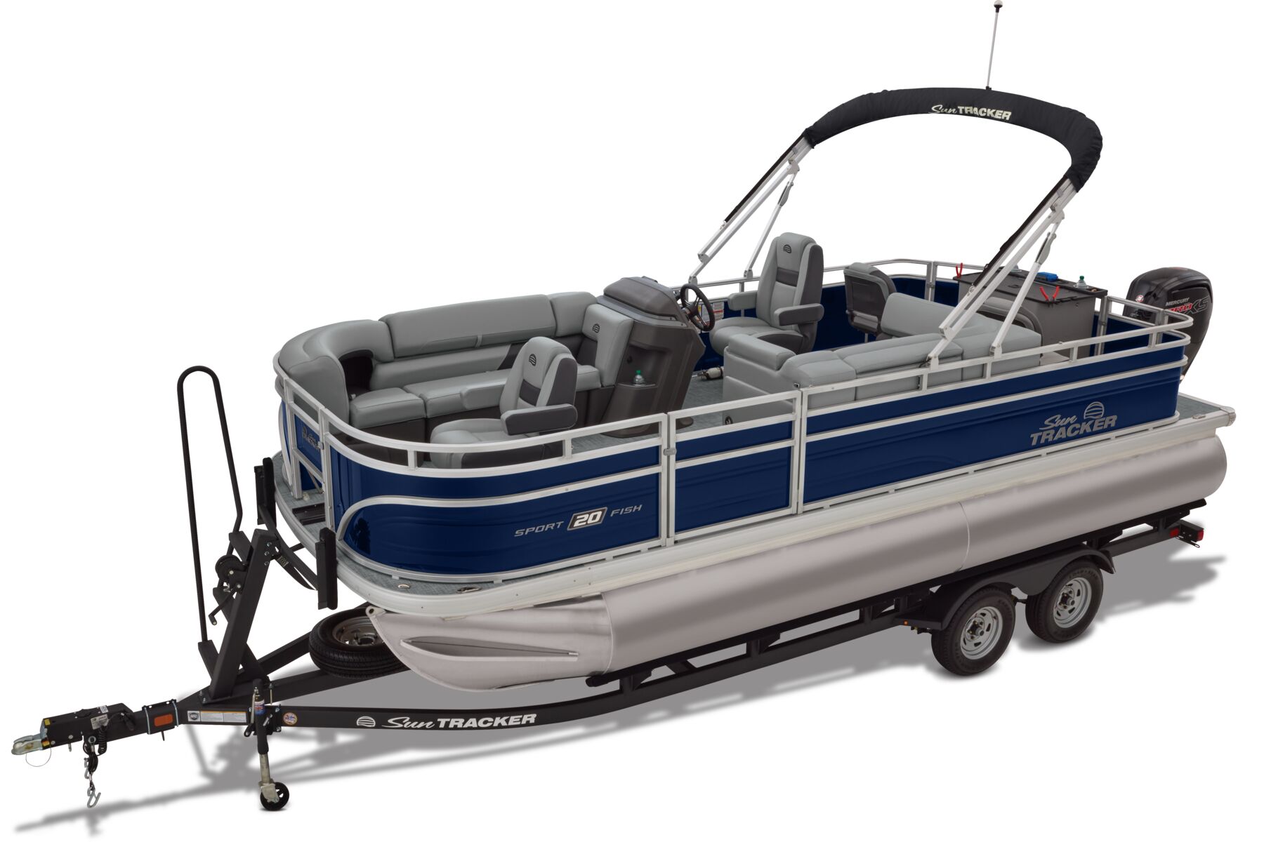 2026 SUN TRACKER SPORTFISH 20 DLX w/ 60 ELPT FourStroke Command Thrust Mercury FourStroke Image