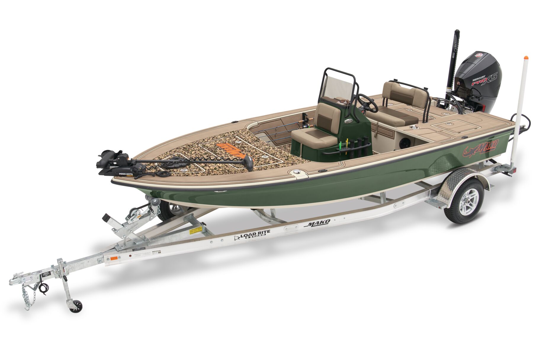 2026 MAKO 18 PRO SKIFF BACKWATER EDITION w/ 115 ELPT Pro XS Command Thrust Mercury Pro XS Image