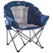 Bass Pro Shops XL Padded Club Chair - Blue/Gray