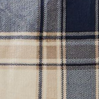 Blue/Cream Plaid
