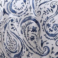 Indienne Paisley Navy/White