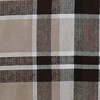 Paulette Plaid Taupe