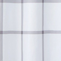 Printed Windowpane White/Grey