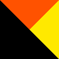 Black/Orange/Yellow