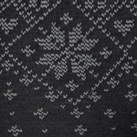 Black Snowflake Jacquard