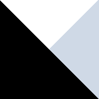 Black/White/Metallic Silver