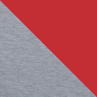Steel Light Heather/Red